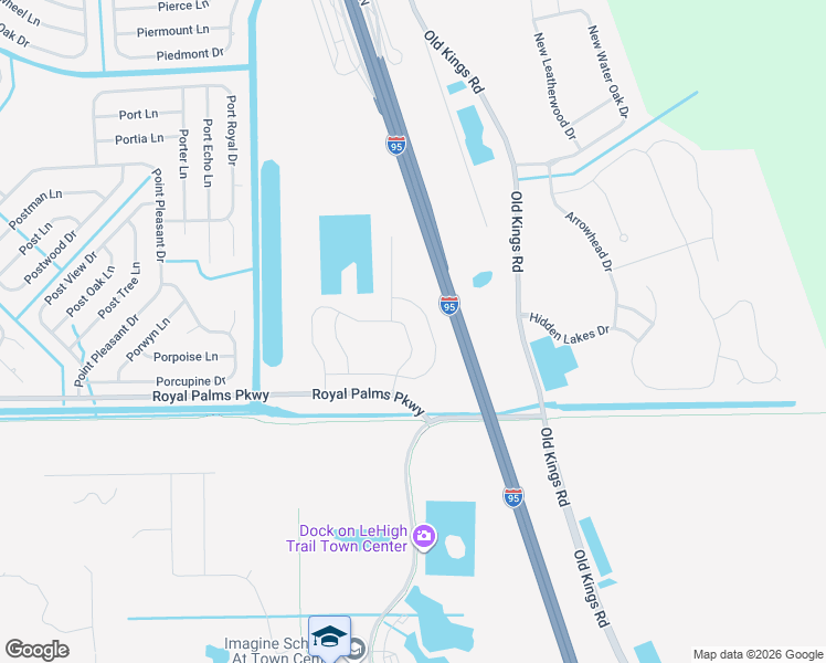 map of restaurants, bars, coffee shops, grocery stores, and more near 3720 Old Kings Road in Palm Coast