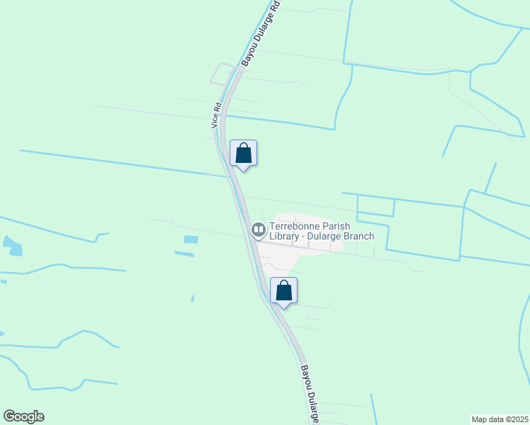 map of restaurants, bars, coffee shops, grocery stores, and more near 214 Aycock Street in Houma