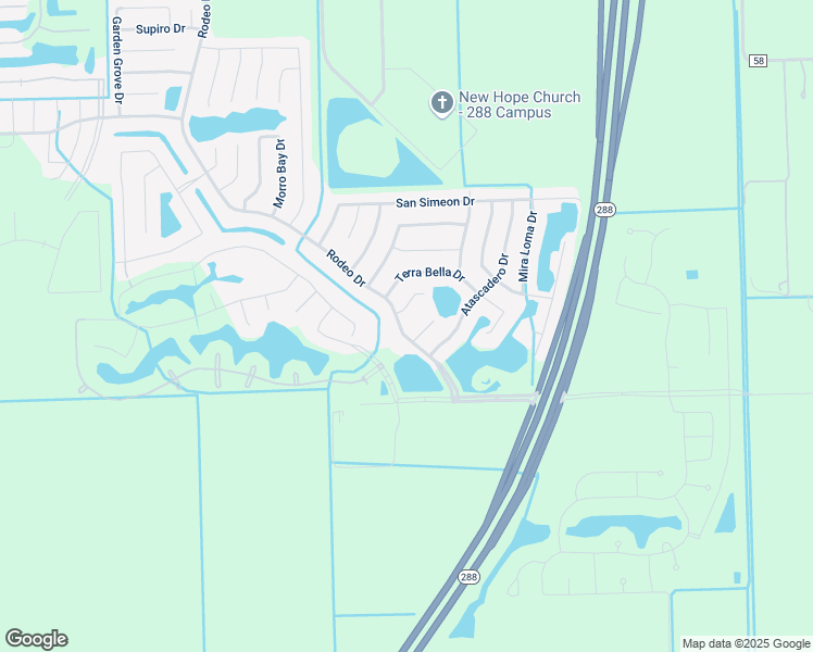 map of restaurants, bars, coffee shops, grocery stores, and more near 9 Calistoga Circle in Manvel