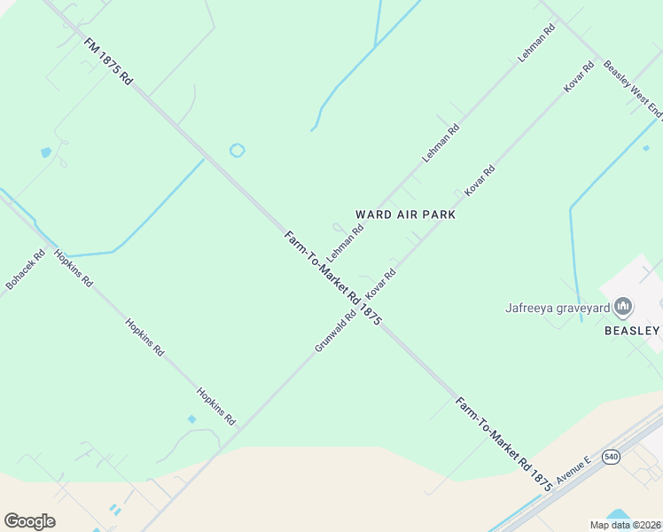 map of restaurants, bars, coffee shops, grocery stores, and more near 8015 Lehman Road in Beasley