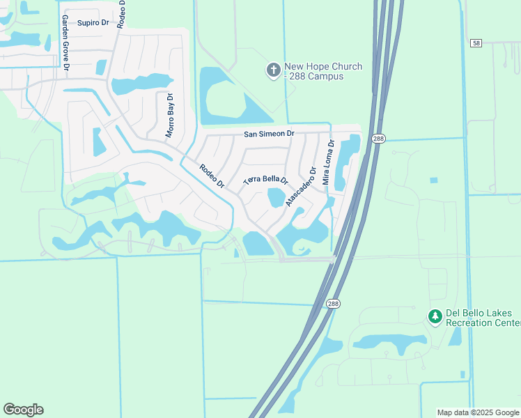 map of restaurants, bars, coffee shops, grocery stores, and more near 9 Calistoga Circle in Manvel