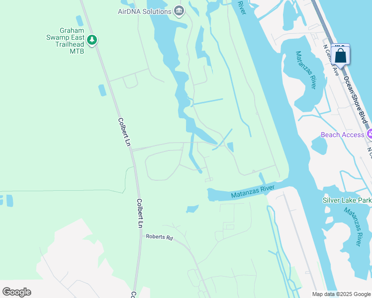 map of restaurants, bars, coffee shops, grocery stores, and more near 130 Del Palma Drive in Palm Coast