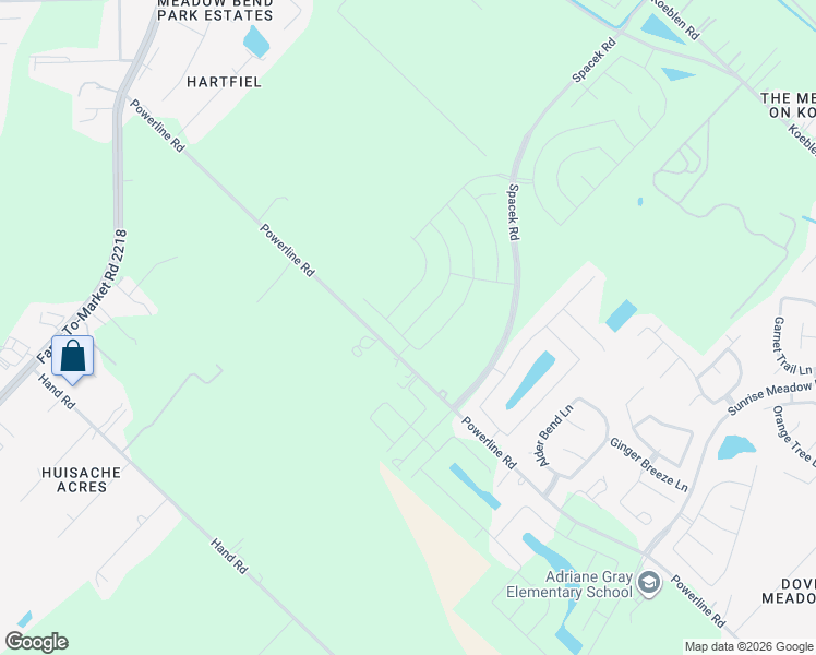 map of restaurants, bars, coffee shops, grocery stores, and more near 6035-6185 Powerline Road in Richmond