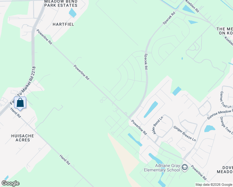 map of restaurants, bars, coffee shops, grocery stores, and more near 6035-6185 Powerline Road in Richmond