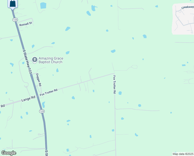 map of restaurants, bars, coffee shops, grocery stores, and more near 297-549 Fox Trotter Road in Seguin