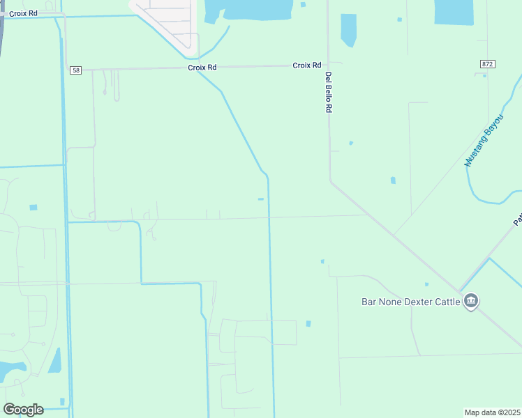 map of restaurants, bars, coffee shops, grocery stores, and more near 6003 Del Bello Lane in Manvel