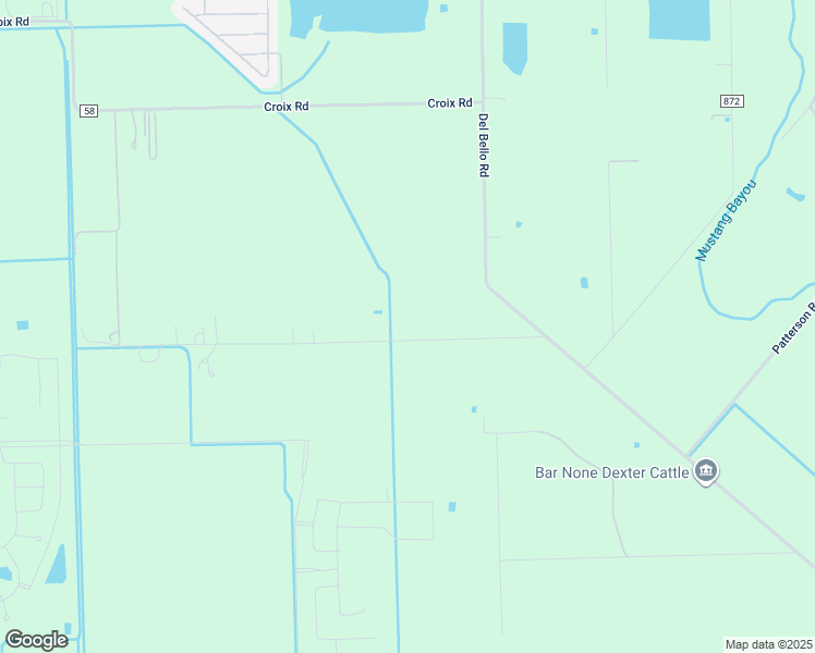 map of restaurants, bars, coffee shops, grocery stores, and more near 6003 Del Bello Lane in Manvel