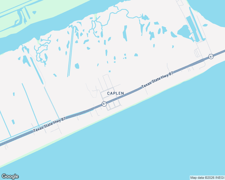 map of restaurants, bars, coffee shops, grocery stores, and more near 1018 Johnson Road in Bolivar Peninsula