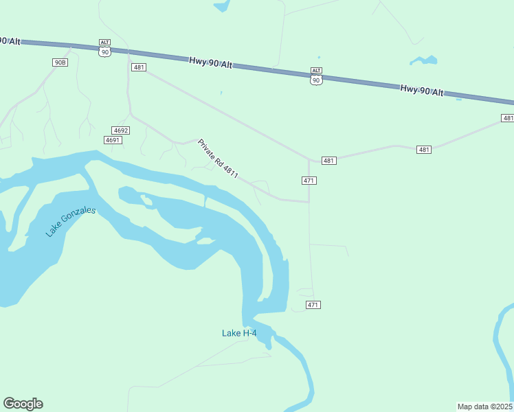 map of restaurants, bars, coffee shops, grocery stores, and more near 195 Private Road 4811 in Gonzales
