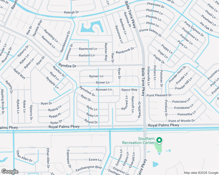 map of restaurants, bars, coffee shops, grocery stores, and more near 14 Rymsen Lane in Palm Coast