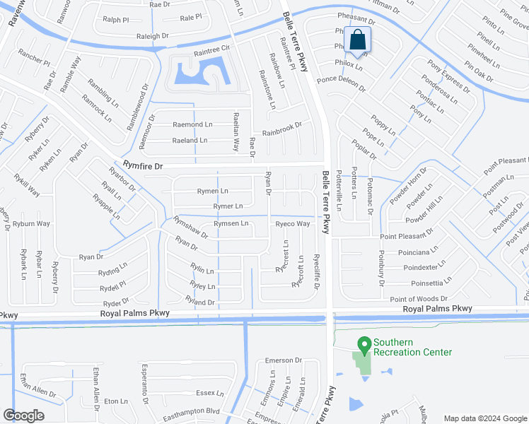 map of restaurants, bars, coffee shops, grocery stores, and more near 20 Ryan Drive in Palm Coast