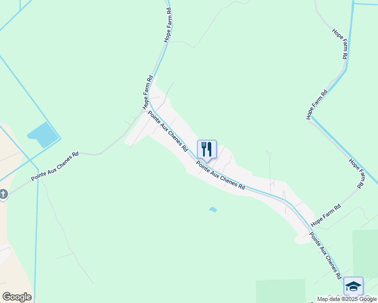 map of restaurants, bars, coffee shops, grocery stores, and more near 707 Louisiana 665 in Montegut