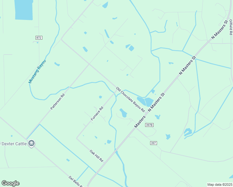 map of restaurants, bars, coffee shops, grocery stores, and more near 5303 Furnace Road in Manvel
