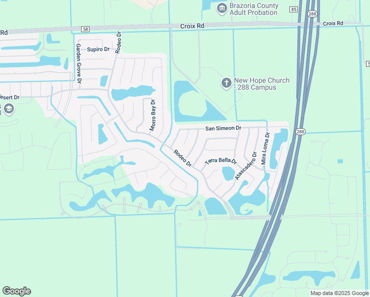 map of restaurants, bars, coffee shops, grocery stores, and more near 7 Santa Clarita in Manvel