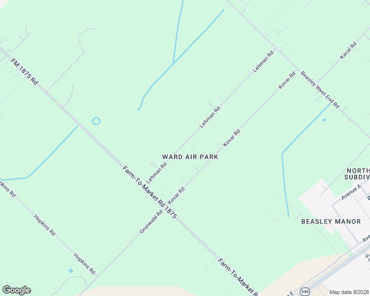 map of restaurants, bars, coffee shops, grocery stores, and more near 7722 Lehman Road in Beasley