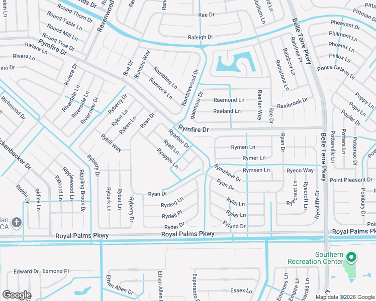 map of restaurants, bars, coffee shops, grocery stores, and more near 46 Ryarbor Drive in Palm Coast