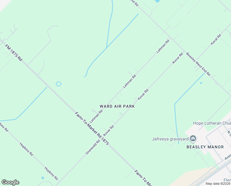 map of restaurants, bars, coffee shops, grocery stores, and more near 7722 Lehman Road in Beasley