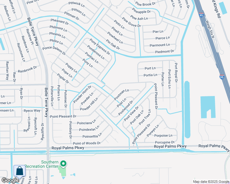 map of restaurants, bars, coffee shops, grocery stores, and more near in Palm Coast