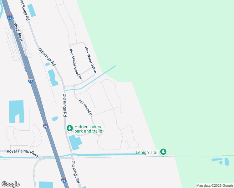map of restaurants, bars, coffee shops, grocery stores, and more near 39 Graham Woods Place in Palm Coast