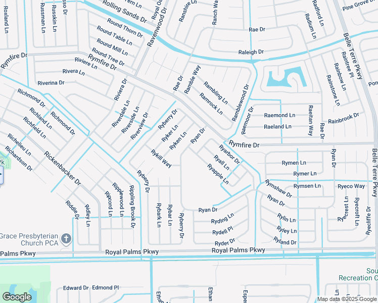 map of restaurants, bars, coffee shops, grocery stores, and more near 174 Ryan Drive in Palm Coast