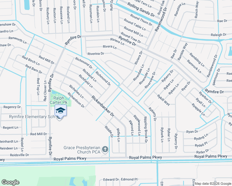 map of restaurants, bars, coffee shops, grocery stores, and more near 20 Riviera Dr in Palm Coast