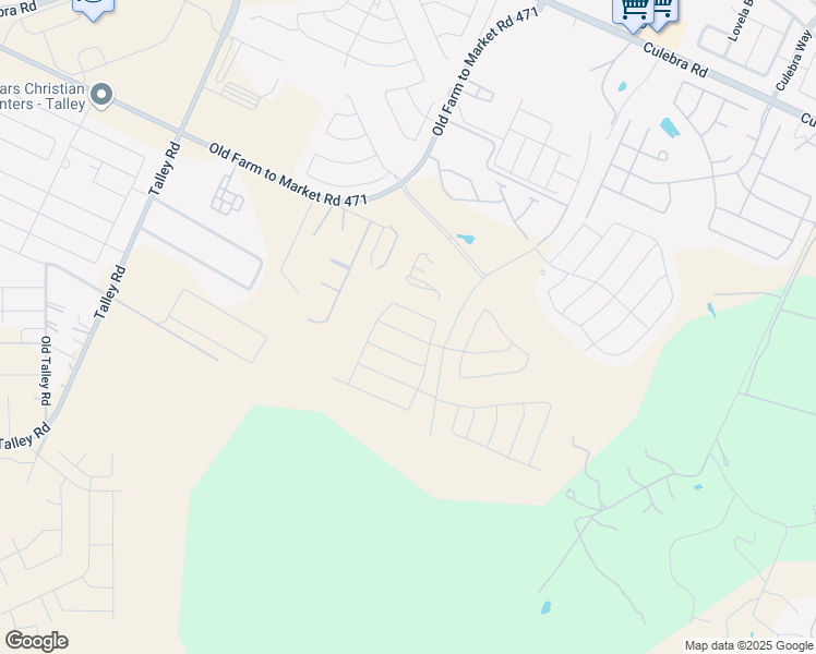 map of restaurants, bars, coffee shops, grocery stores, and more near Pvt Road in San Antonio