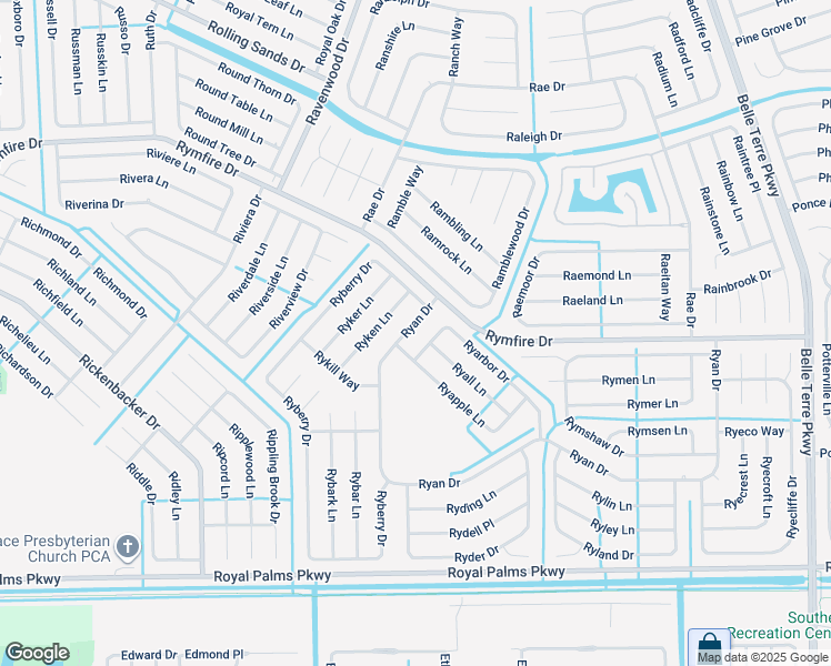 map of restaurants, bars, coffee shops, grocery stores, and more near 178 Ryan Drive in Palm Coast