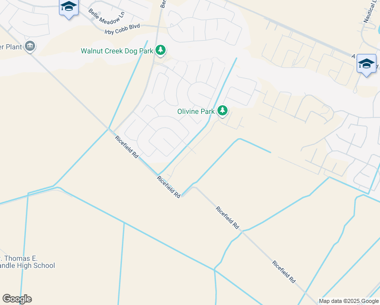 map of restaurants, bars, coffee shops, grocery stores, and more near 2511 Union Bridge Lane in Rosenberg