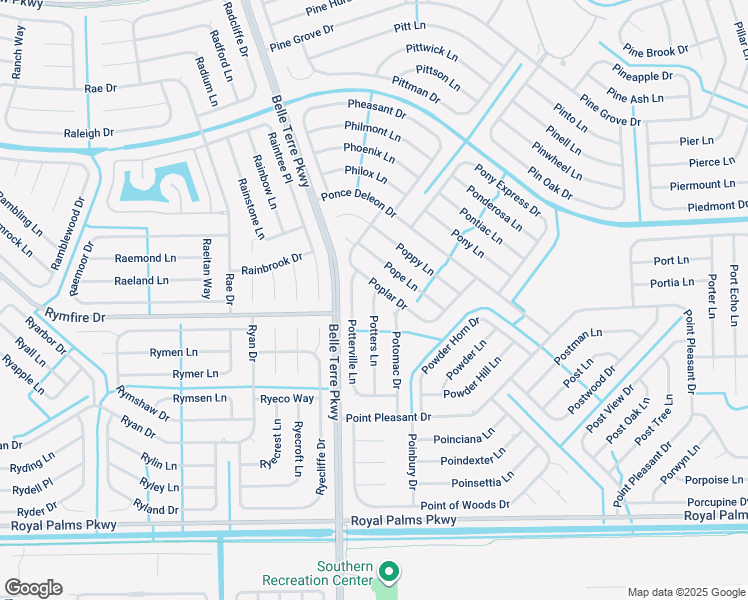 map of restaurants, bars, coffee shops, grocery stores, and more near 3 Potters Lane in Palm Coast