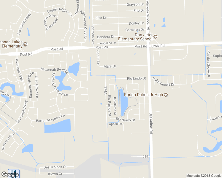 map of restaurants, bars, coffee shops, grocery stores, and more near 5407 Rio Ramos Street in Rosharon