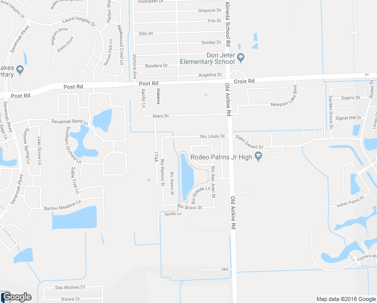 map of restaurants, bars, coffee shops, grocery stores, and more near 12720 Rio Nueces Lane in Rosharon