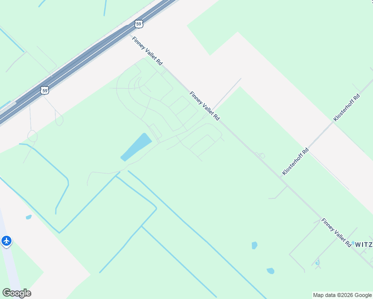 map of restaurants, bars, coffee shops, grocery stores, and more near 589 Finney Vallet Road in Rosenberg