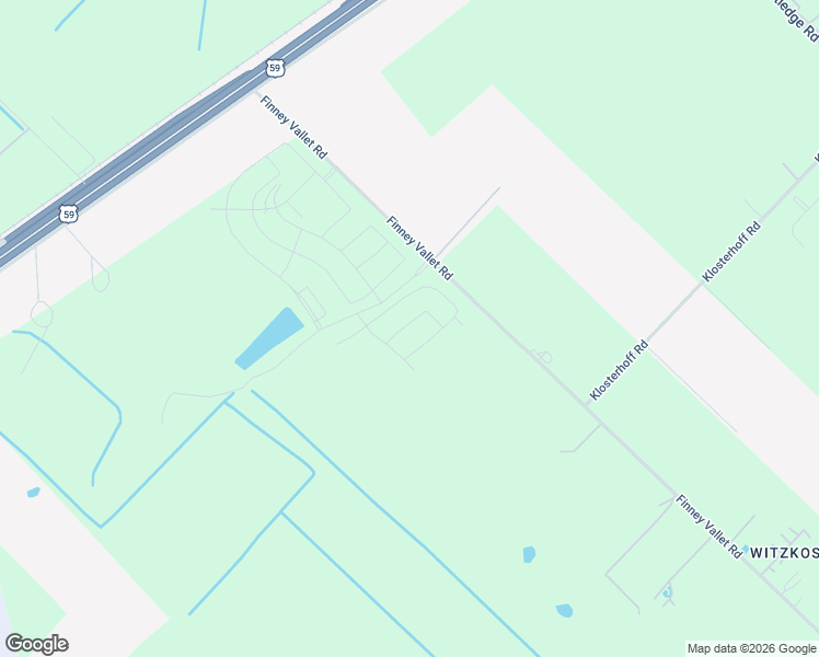 map of restaurants, bars, coffee shops, grocery stores, and more near 618 Finney Vallet Road in Rosenberg