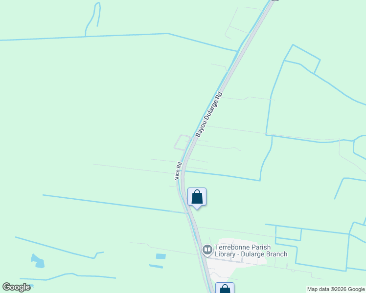 map of restaurants, bars, coffee shops, grocery stores, and more near 701-799 Charles Brien Court in Houma