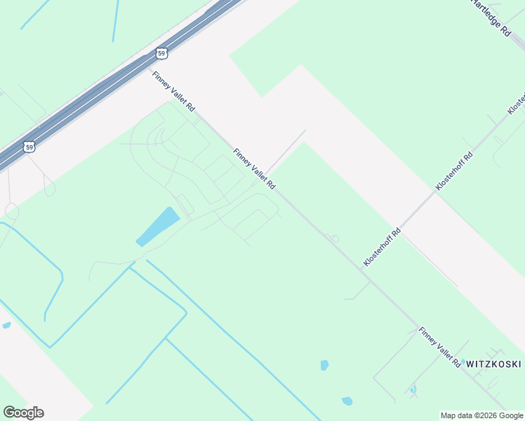 map of restaurants, bars, coffee shops, grocery stores, and more near 618 Finney Vallet Road in Rosenberg