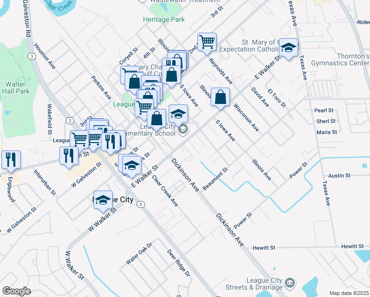 map of restaurants, bars, coffee shops, grocery stores, and more near 19706 Sackett Ln in Waynesville