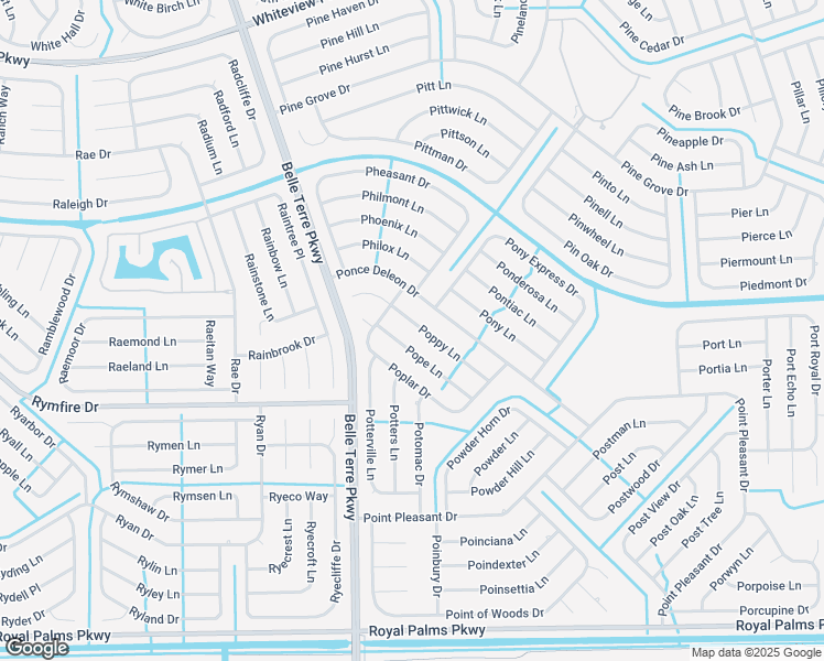 map of restaurants, bars, coffee shops, grocery stores, and more near 10 Poppy Ln in Palm Coast