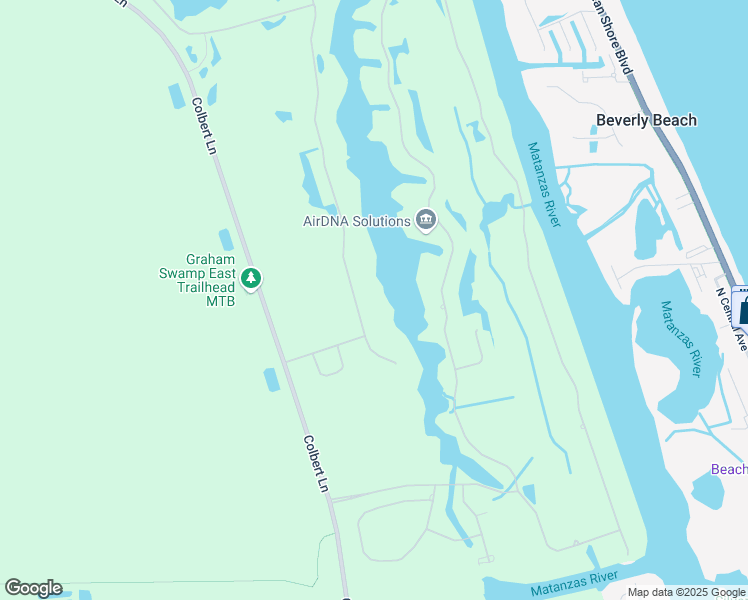 map of restaurants, bars, coffee shops, grocery stores, and more near 20 N Lakewalk Dr in Palm Coast
