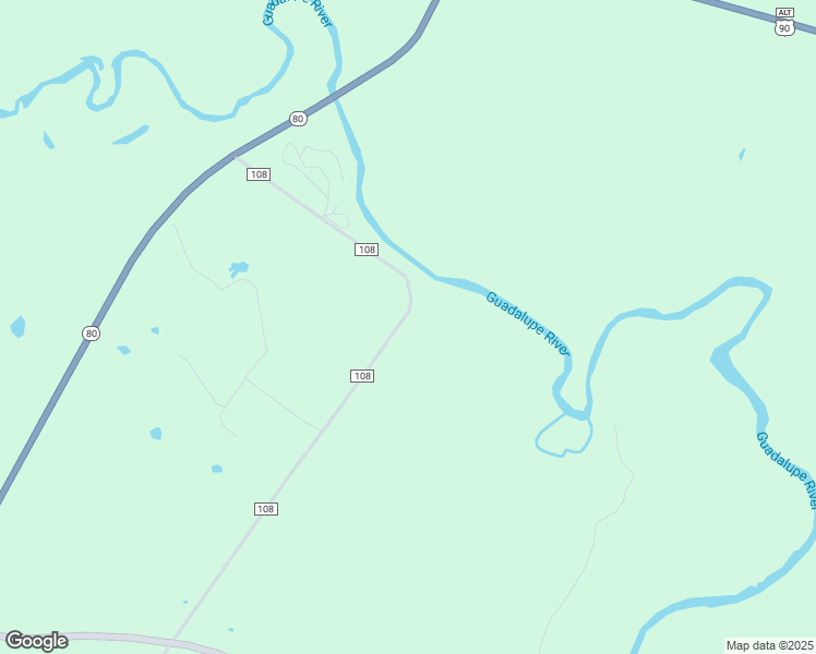 map of restaurants, bars, coffee shops, grocery stores, and more near 3107 County Road 108 in Gonzales