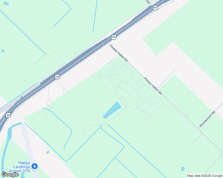 map of restaurants, bars, coffee shops, grocery stores, and more near 432 Finney Vallet Road in Rosenberg