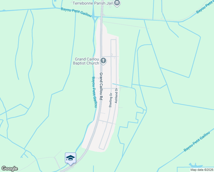 map of restaurants, bars, coffee shops, grocery stores, and more near 101-117 David Drive in Houma
