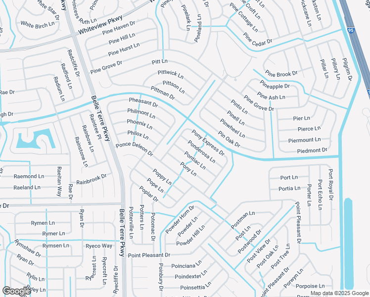 map of restaurants, bars, coffee shops, grocery stores, and more near 7 Pontiac Lane in Palm Coast
