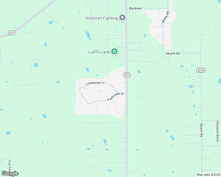 map of restaurants, bars, coffee shops, grocery stores, and more near 135 Creekway Lane in Seguin