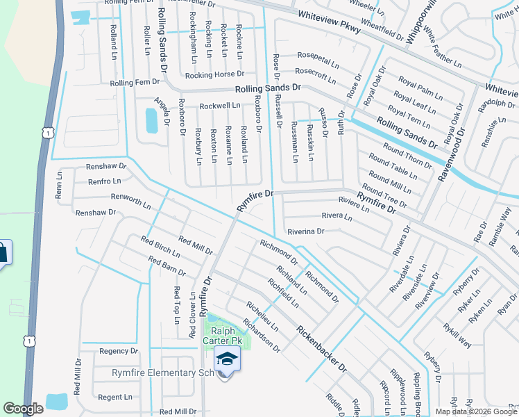 map of restaurants, bars, coffee shops, grocery stores, and more near 6 Rodger Court in Palm Coast
