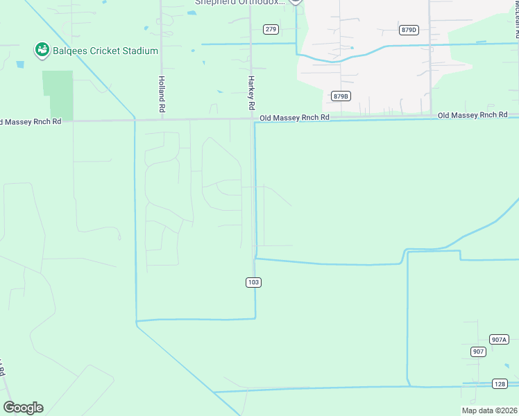 map of restaurants, bars, coffee shops, grocery stores, and more near 6142 McKeever Road in Pearland