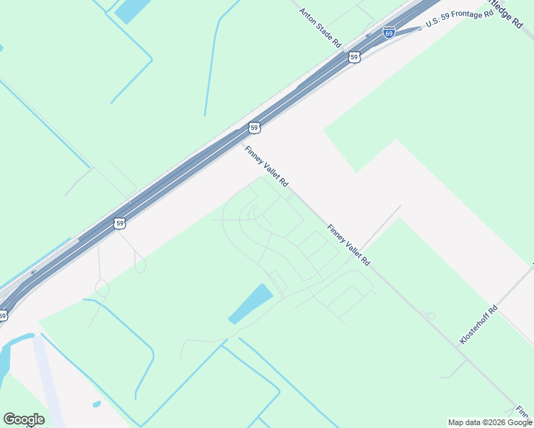 map of restaurants, bars, coffee shops, grocery stores, and more near 368-524 Finney Vallet Road in Rosenberg