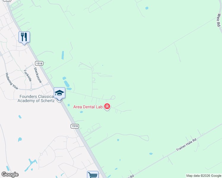 map of restaurants, bars, coffee shops, grocery stores, and more near 12737 Woman Hollering Road in Schertz