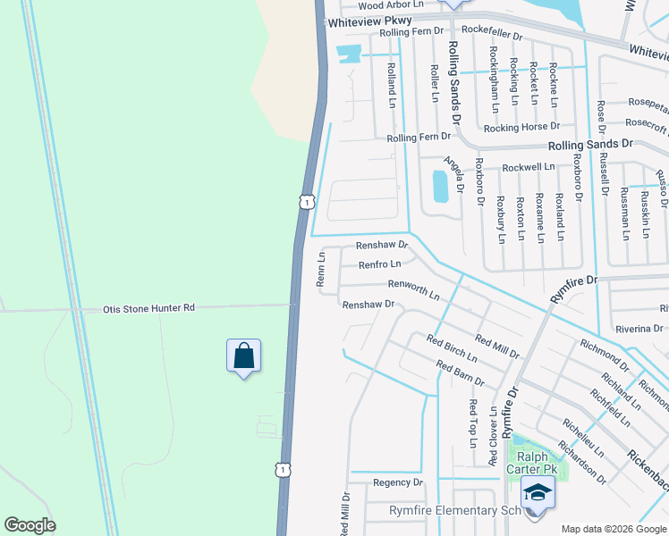 map of restaurants, bars, coffee shops, grocery stores, and more near 78 Renshaw Drive in Palm Coast