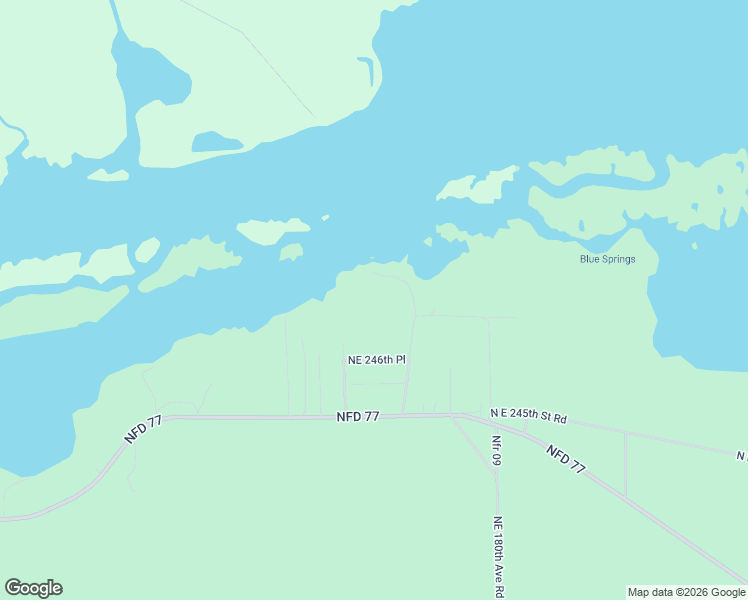 map of restaurants, bars, coffee shops, grocery stores, and more near 24750 Northeast 177th Terrace in Fort McCoy