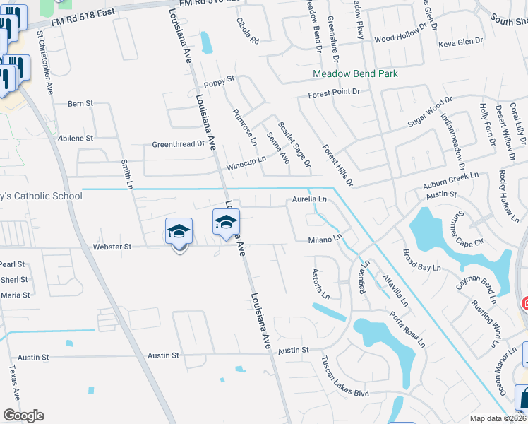 map of restaurants, bars, coffee shops, grocery stores, and more near 946 Napoli Court in League City
